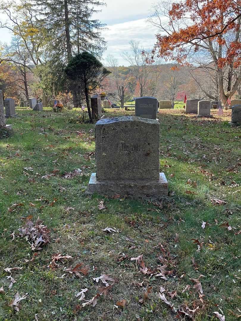 Arthur O. LeBel's grave. Photo 2