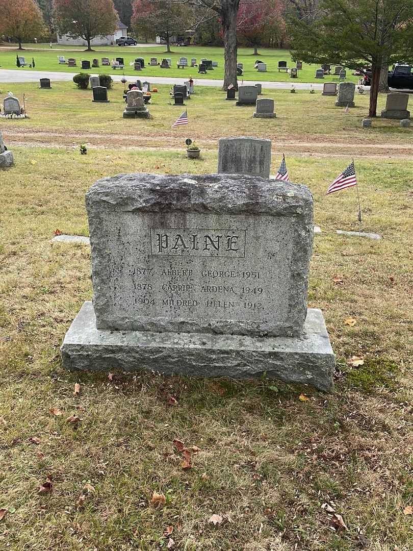 Mildred Helen Paine's grave. Photo 2