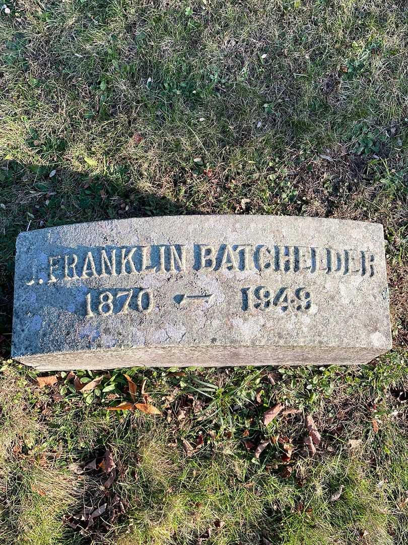 J. Franklin Batchelder's grave. Photo 3