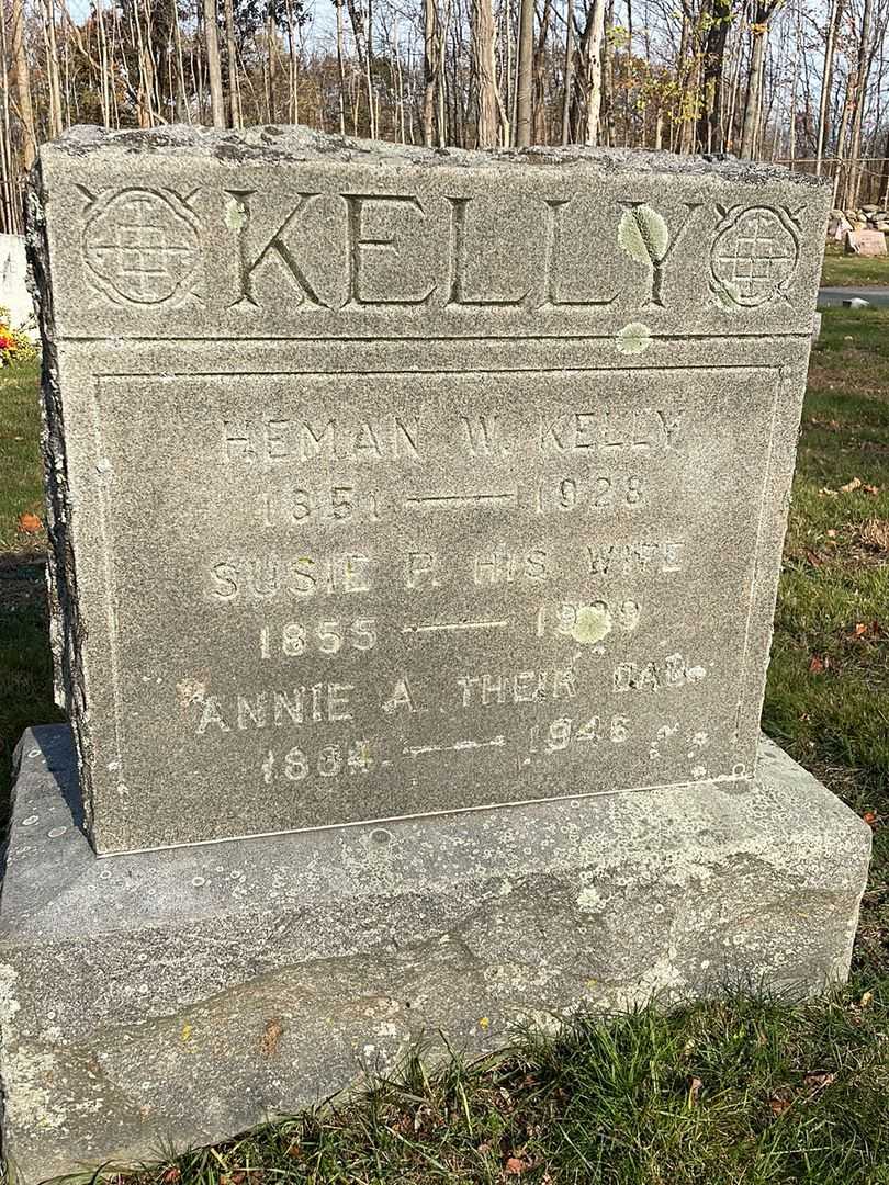 Heman W. Kelly's grave. Photo 1