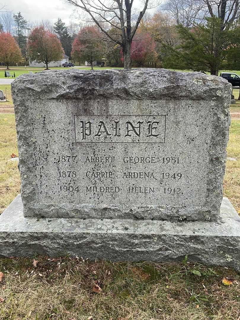Mildred Helen Paine's grave. Photo 1