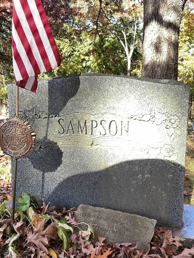 Joseph B. Sampson's grave. Photo 3