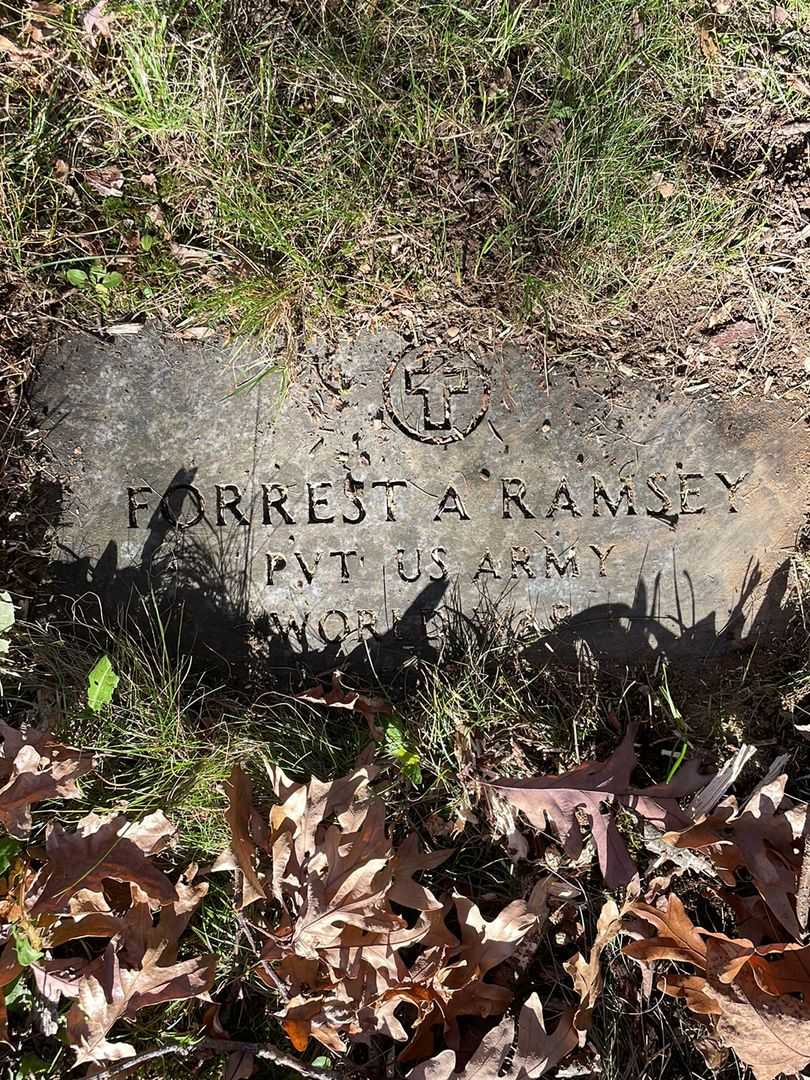 Forrest A. Ramsey's grave. Photo 4