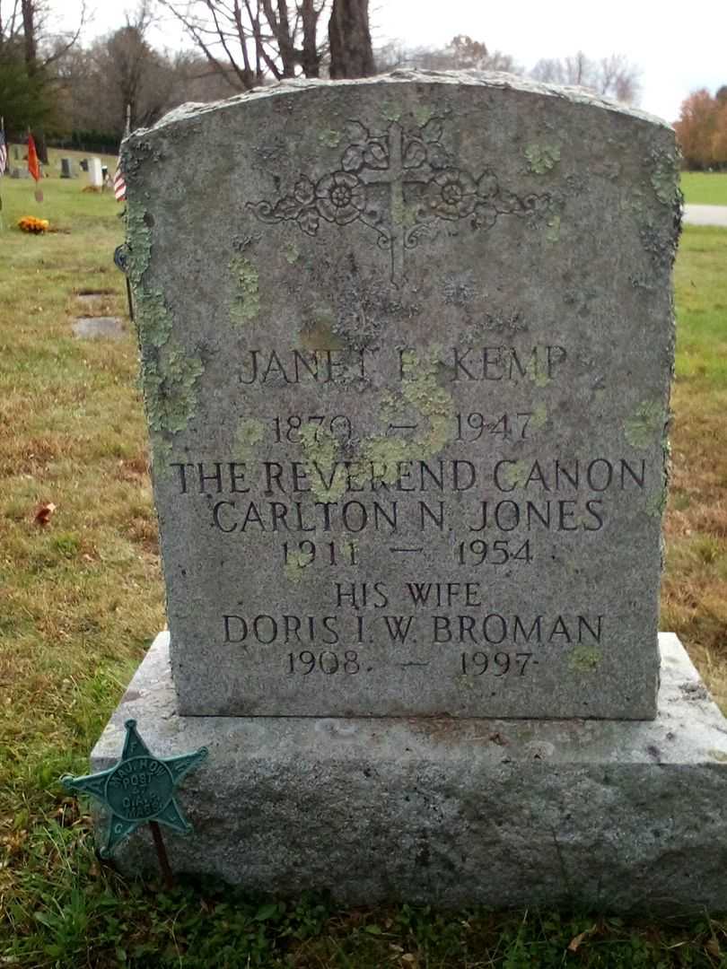 Janet E. Kemp's grave. Photo 1