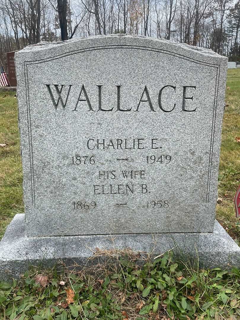 Charlie E. Wallace's grave. Photo 1