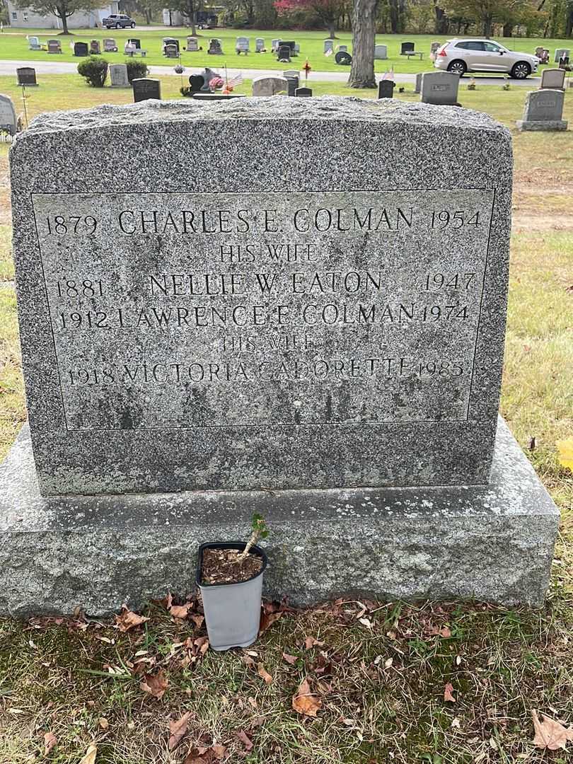 Victoria Cadorette Colman's grave. Photo 4