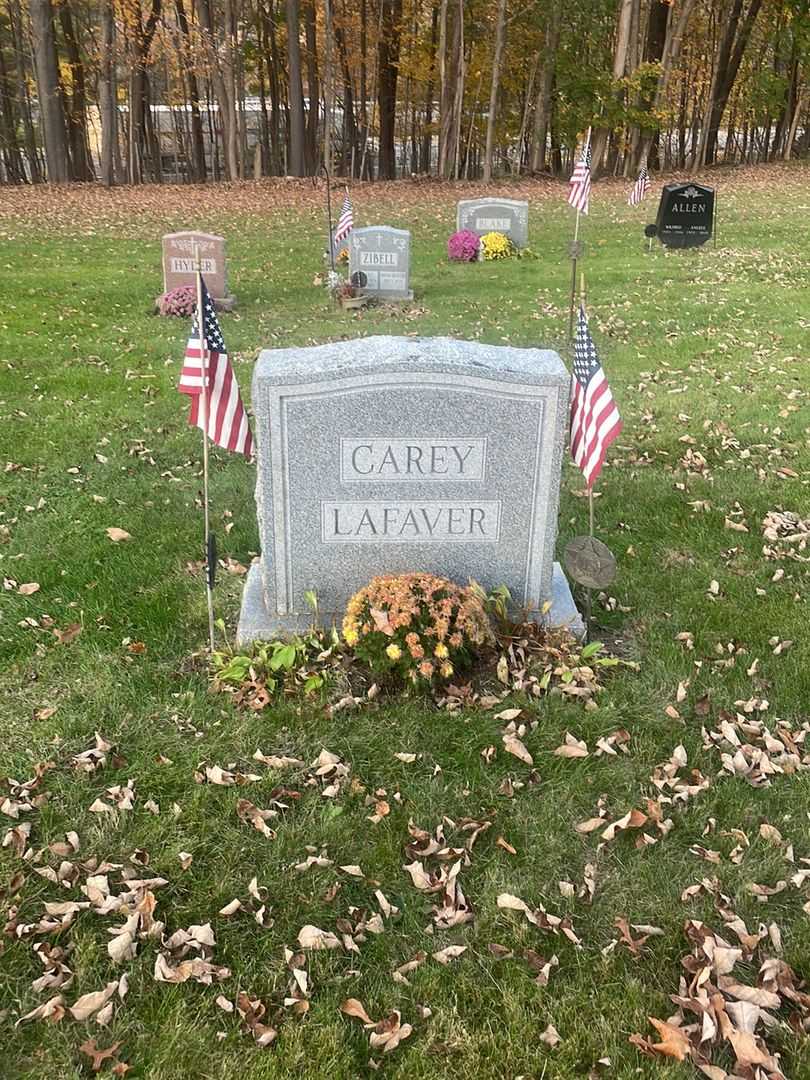 Maurice Carey's grave. Photo 2