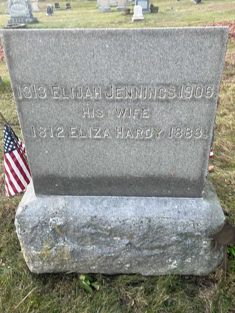 Elijah Jennings's grave. Photo 4