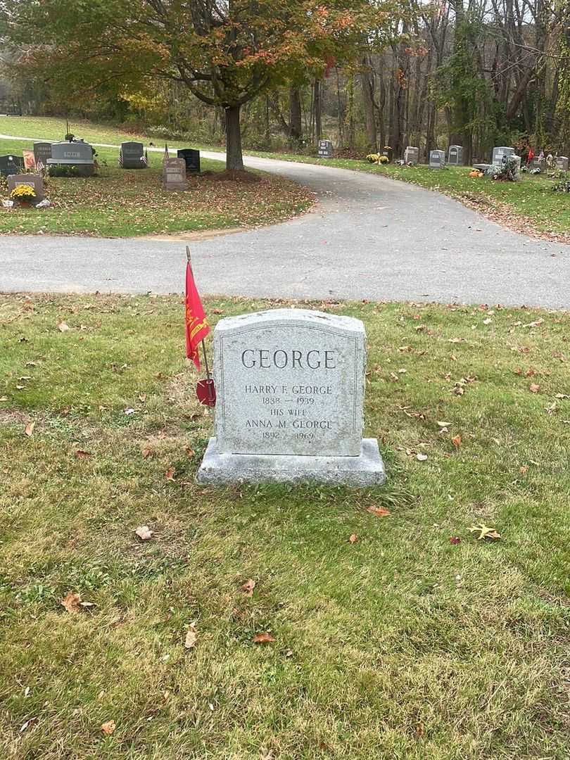 Anna M. George's grave. Photo 2