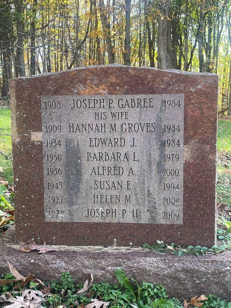 Edward J. Gabree's grave. Photo 2