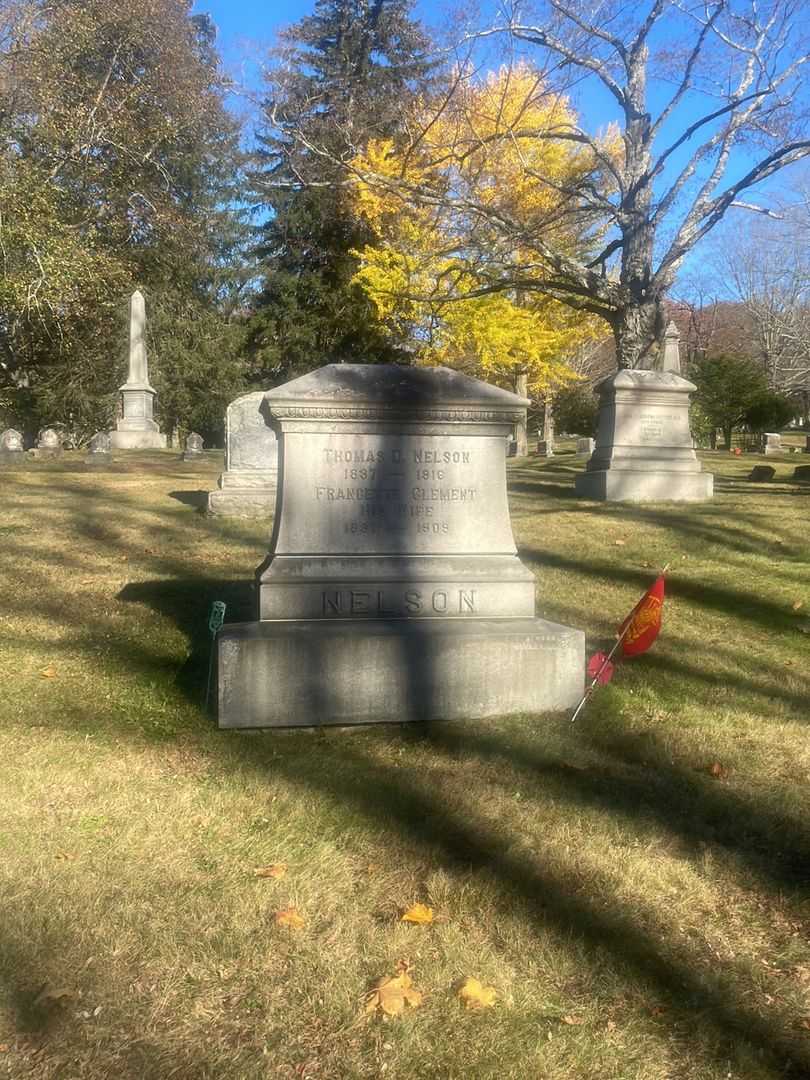 Thomas D. Nelson's grave. Photo 2