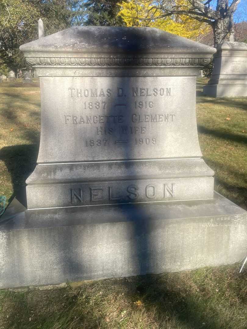 Thomas D. Nelson's grave. Photo 1