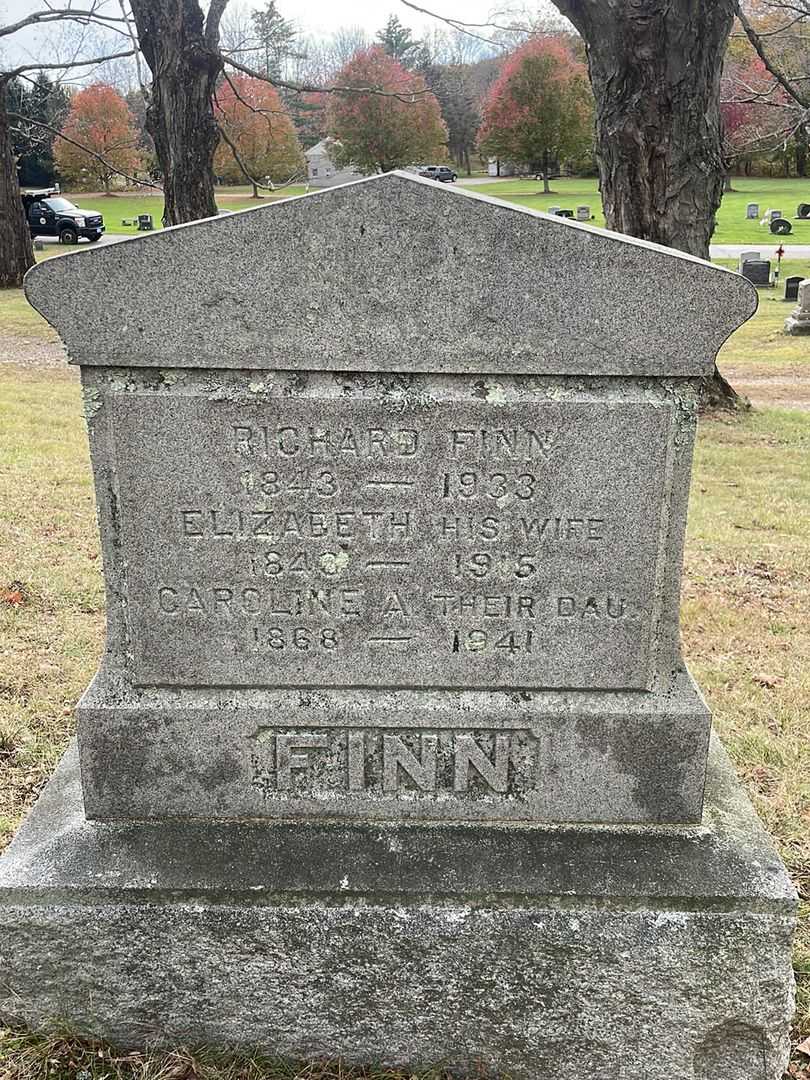 Elizabeth Finn's grave. Photo 1