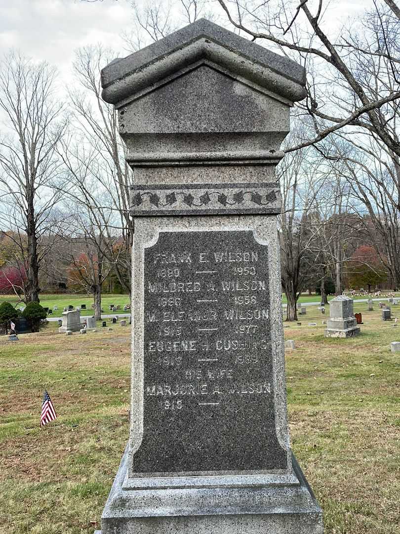 Marjorie A. Wilson Cushing's grave. Photo 3