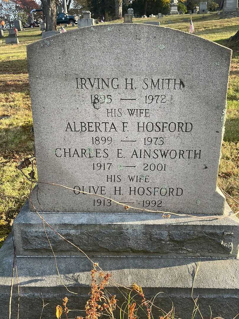 Charles E. Ainsworth's grave. Photo 3