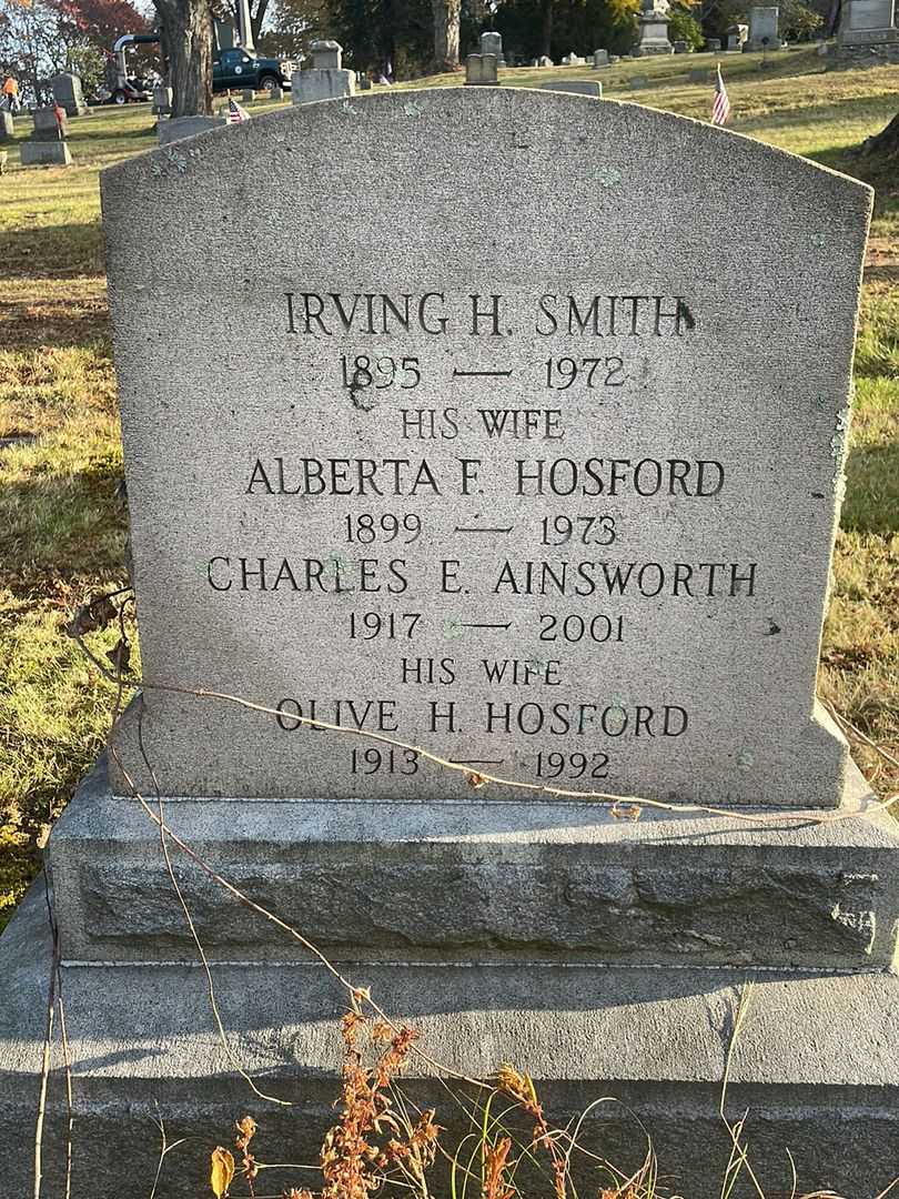 Charles E. Ainsworth's grave. Photo 4