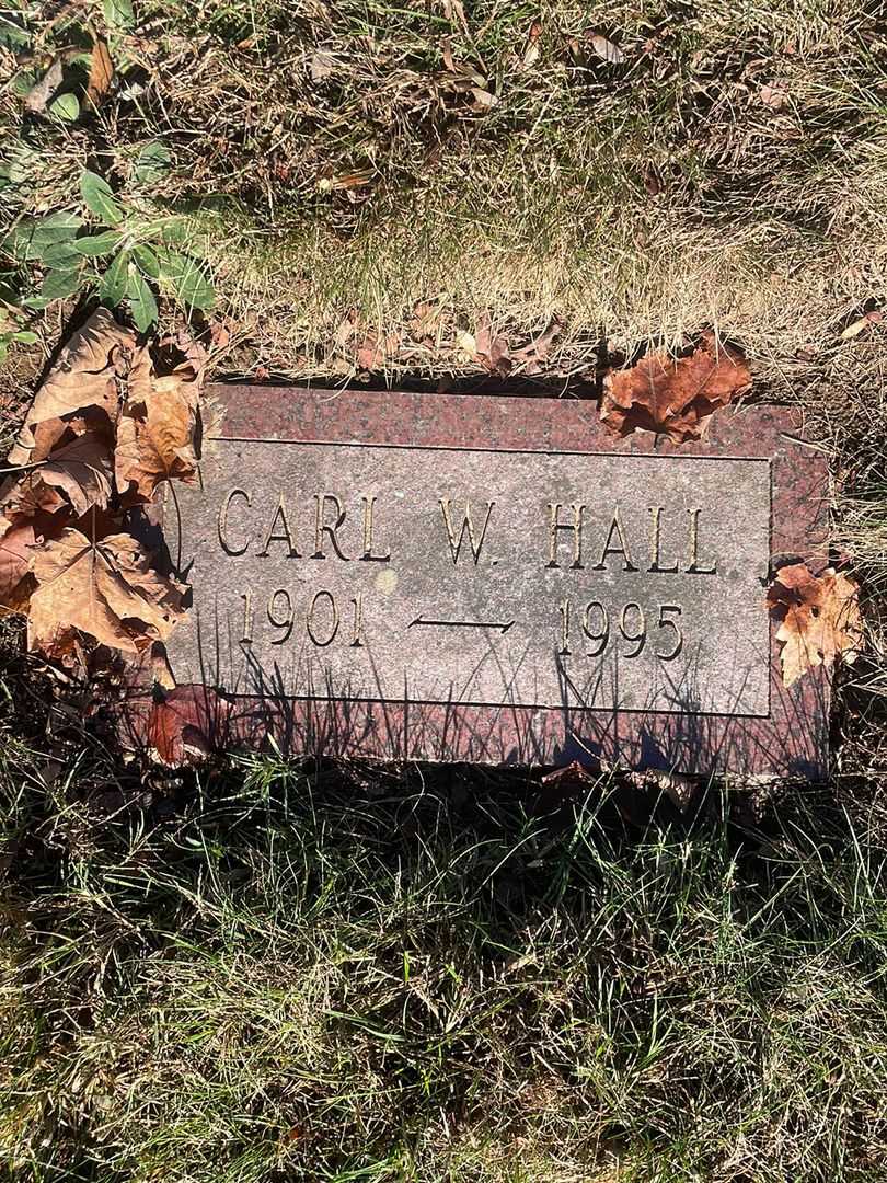 Carl W. Hall's grave. Photo 3