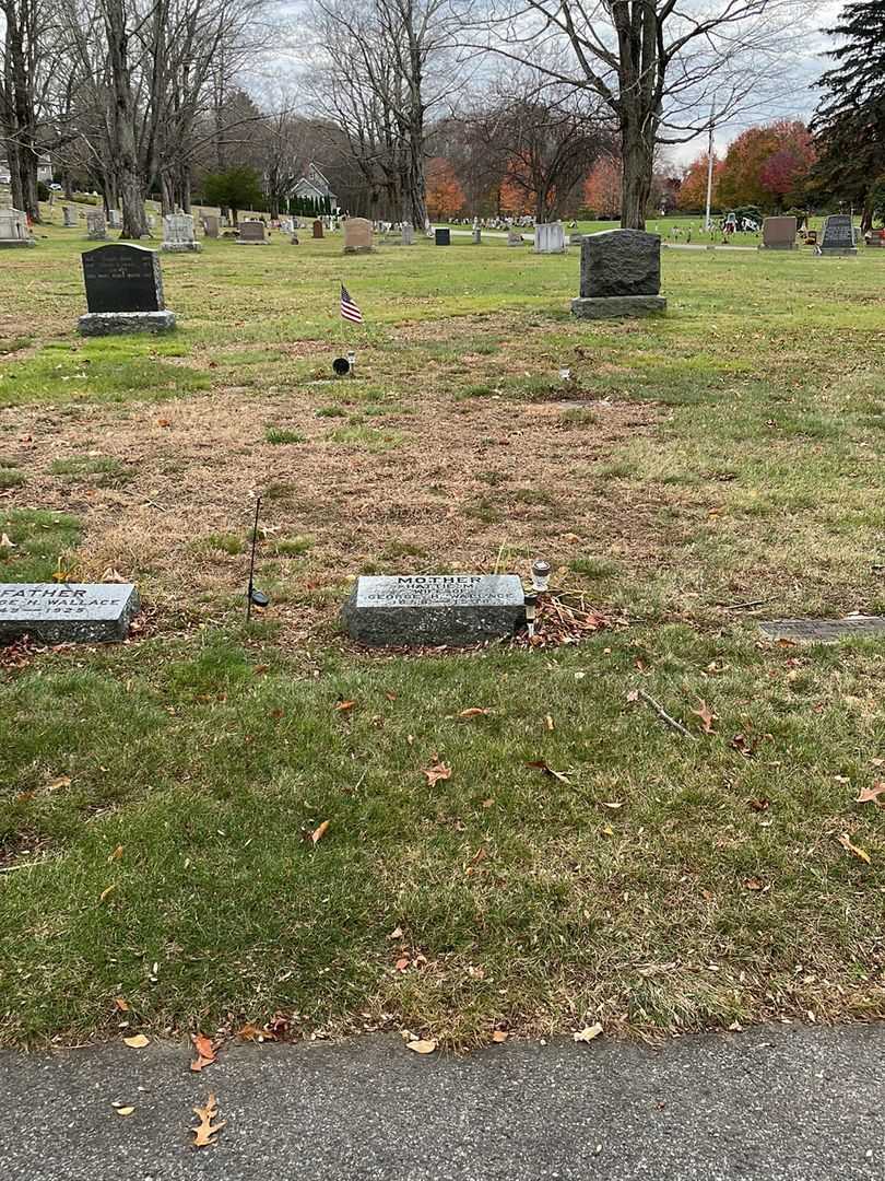 Hattie M. Wallace's grave. Photo 2