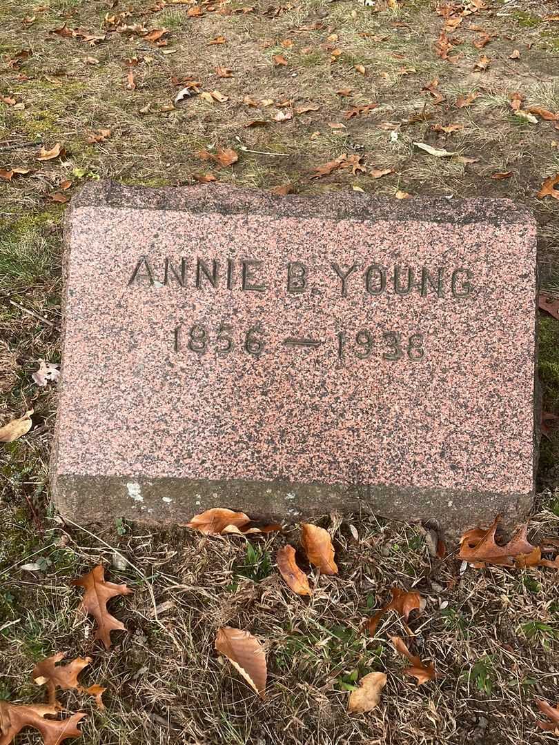 Annie B. Young's grave. Photo 1