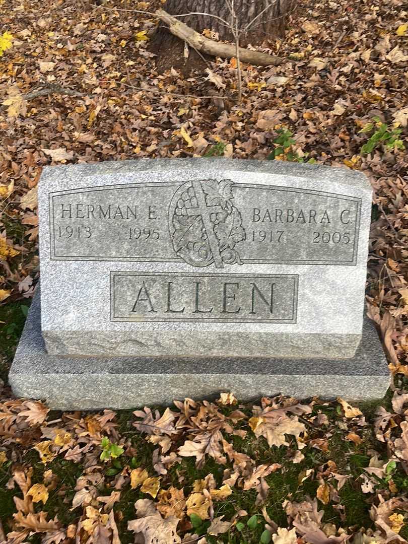 Barbara C. Allen's grave. Photo 1