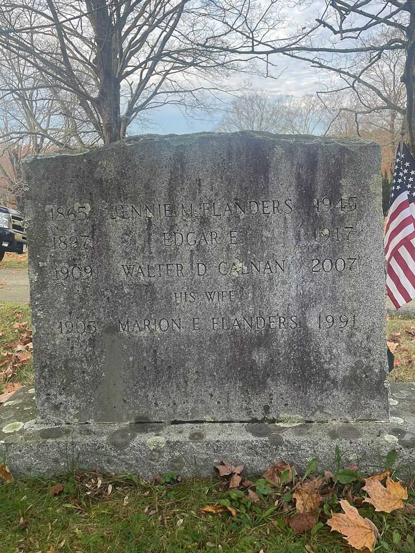 Walter D. Galnan's grave. Photo 4