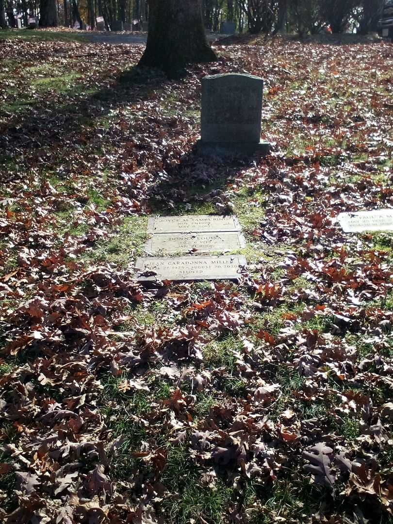 Jean Caradonna Miller's grave. Photo 2