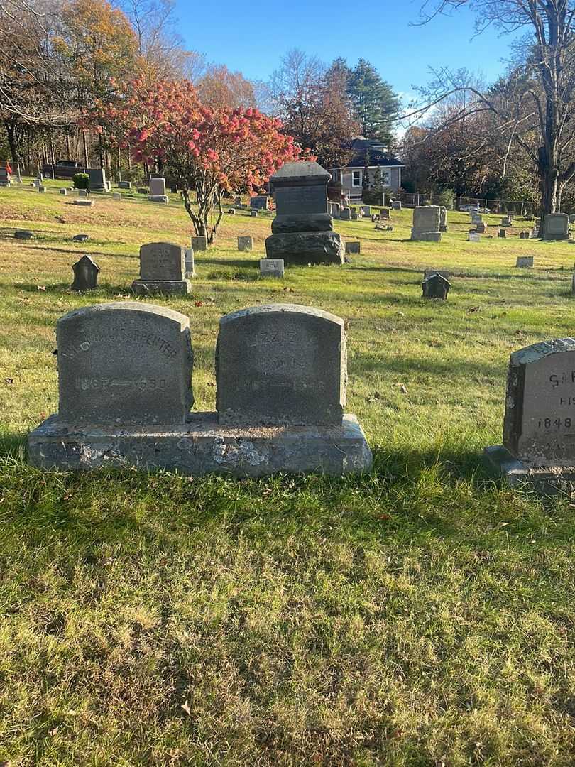 Lizzie A. Carpenter's grave. Photo 2