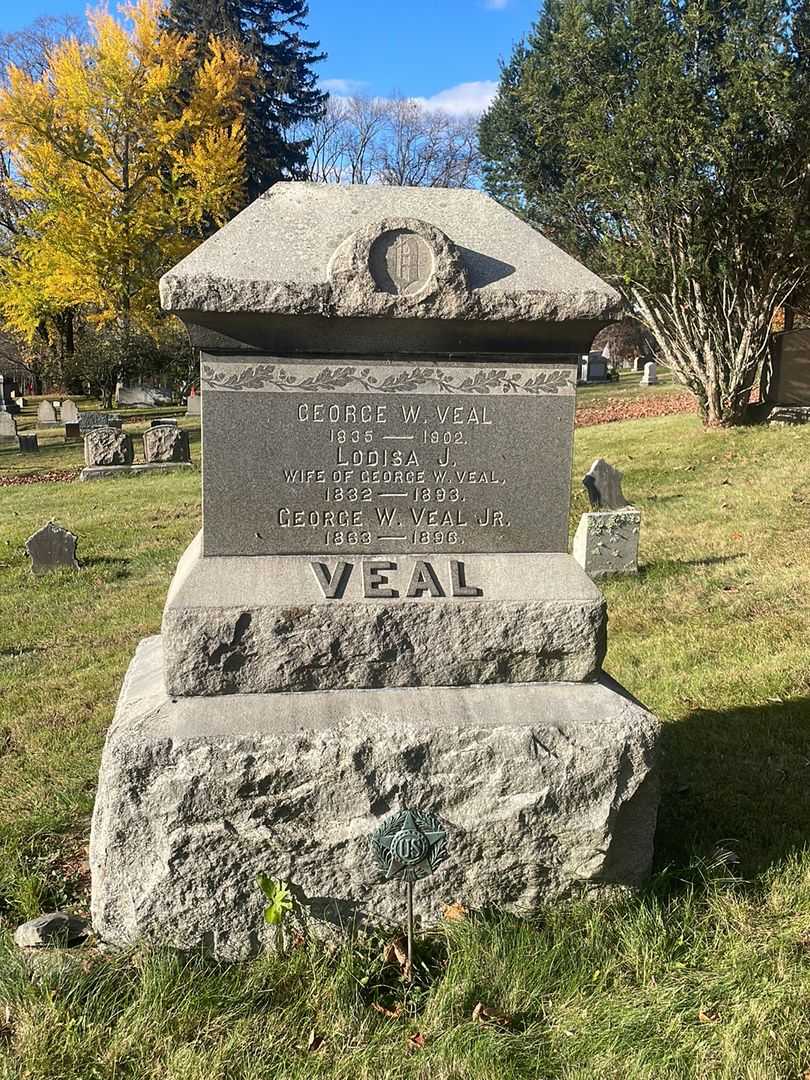 George W. Veal's grave. Photo 2