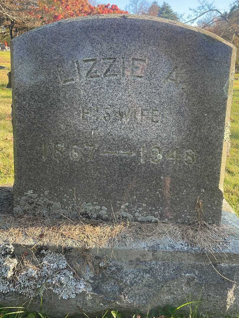 Lizzie A. Carpenter's grave. Photo 3