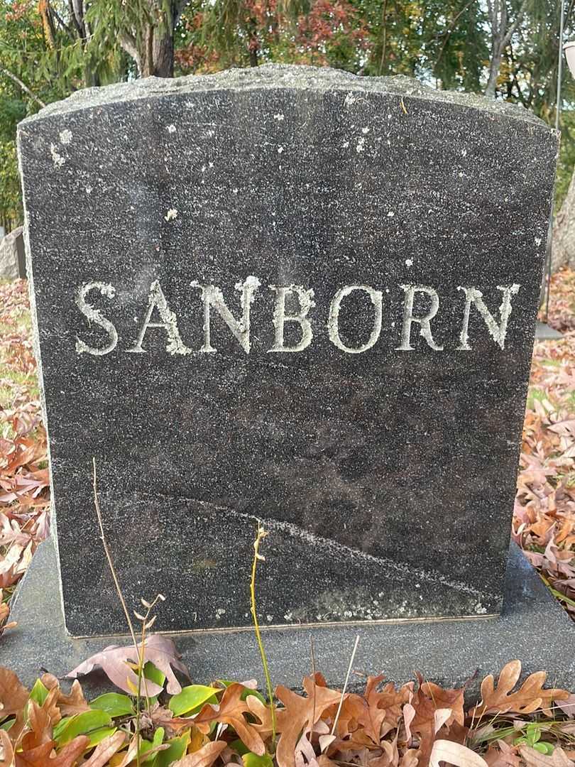 Paul L. Sanborn's grave. Photo 1