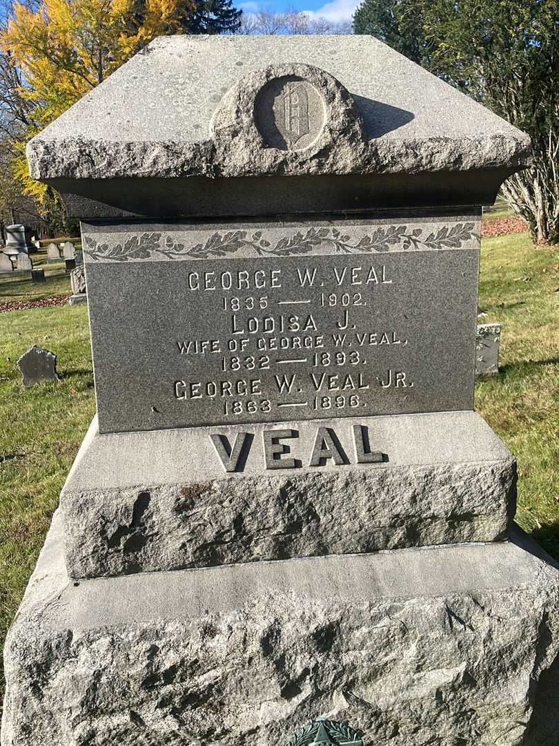 George W. Veal's grave. Photo 1