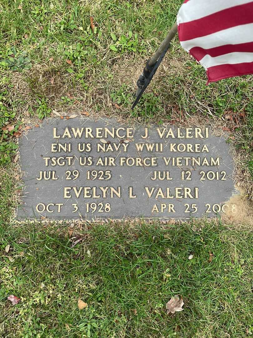 Lawrence J. Valeri's grave. Photo 1