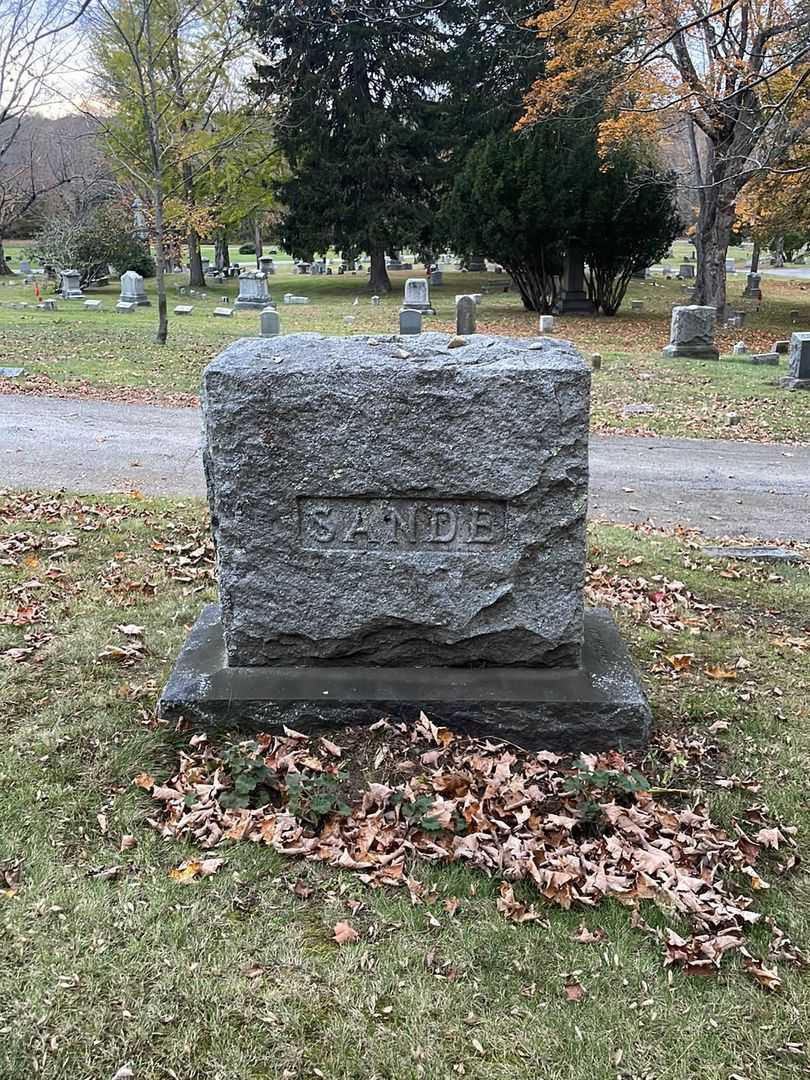 Norman A. Sande's grave. Photo 2