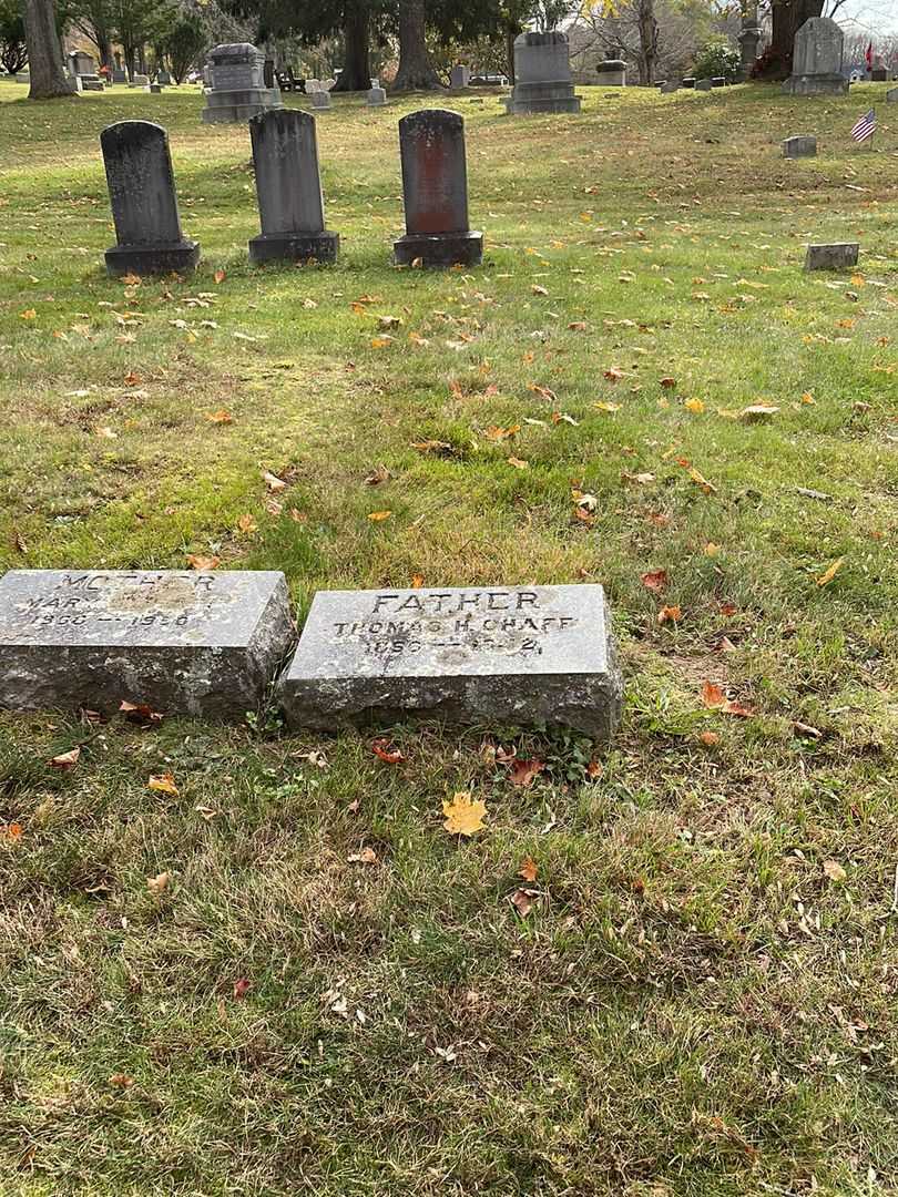 Thomas H. Chaff's grave. Photo 2