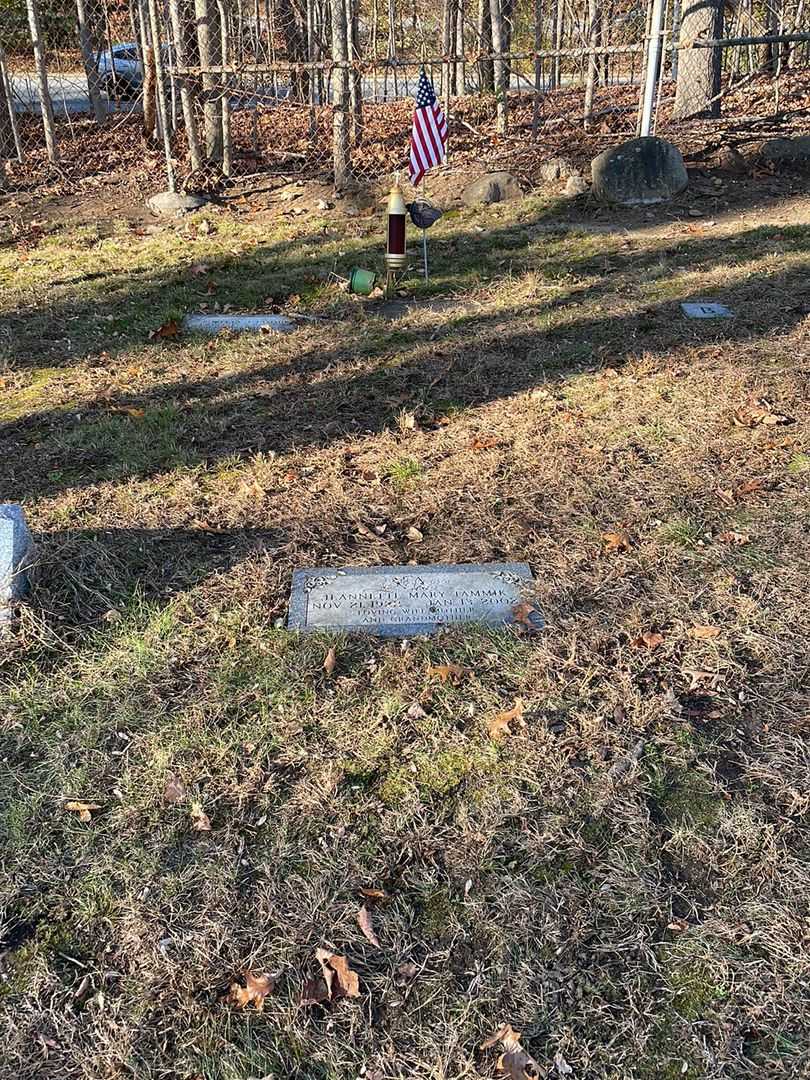 Jeannette Mary Tammik's grave. Photo 2