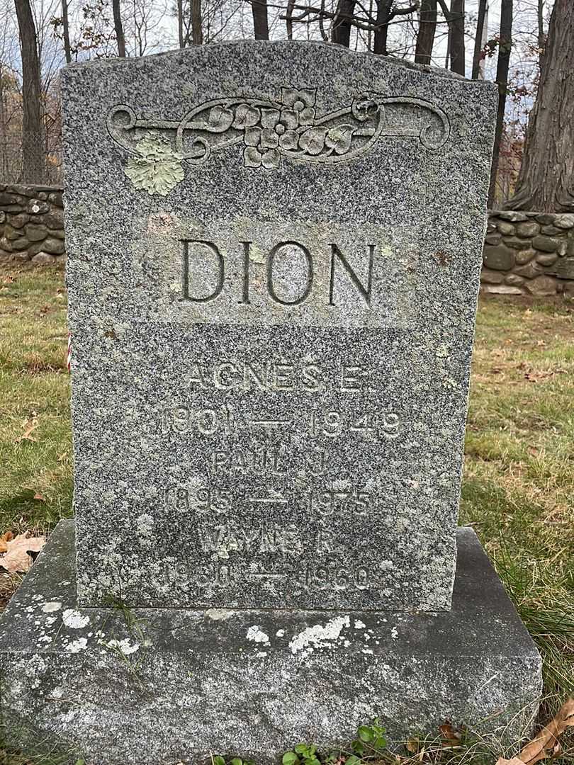 Claire I. Dauphinais Dion's grave. Photo 1