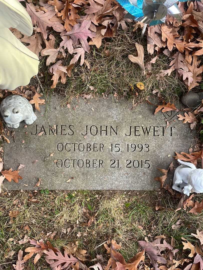 James John Jewett's grave. Photo 3