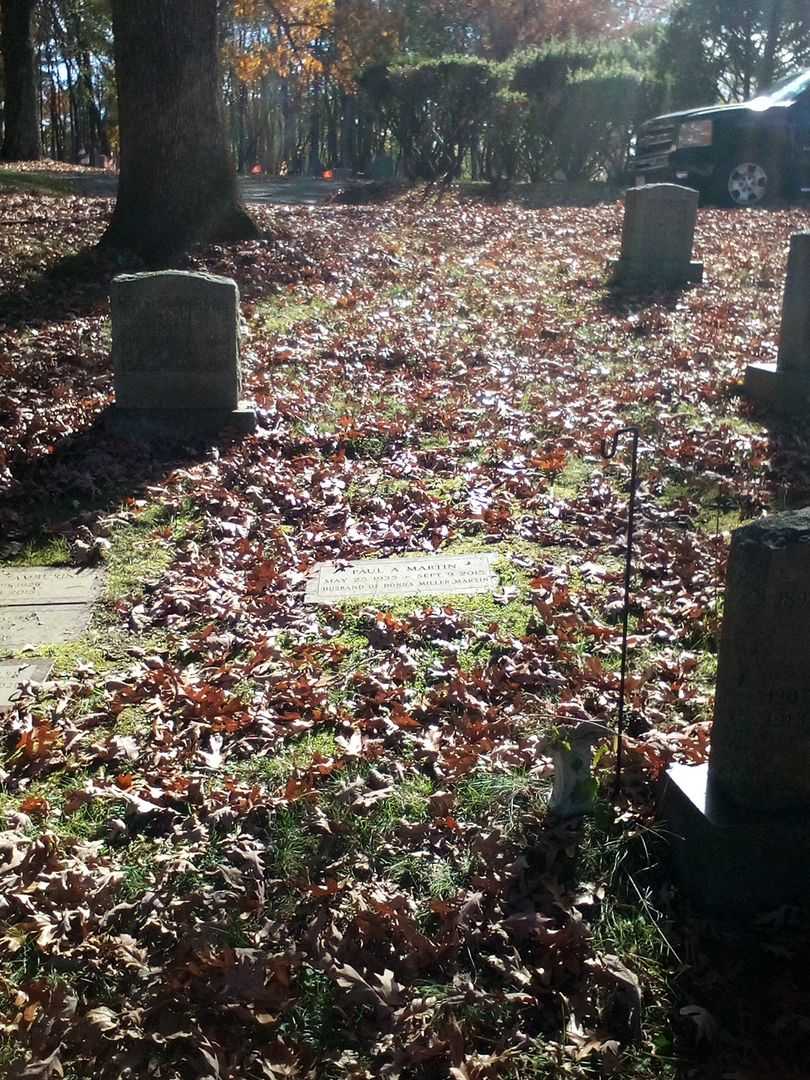 Paul A. Martin's grave. Photo 2