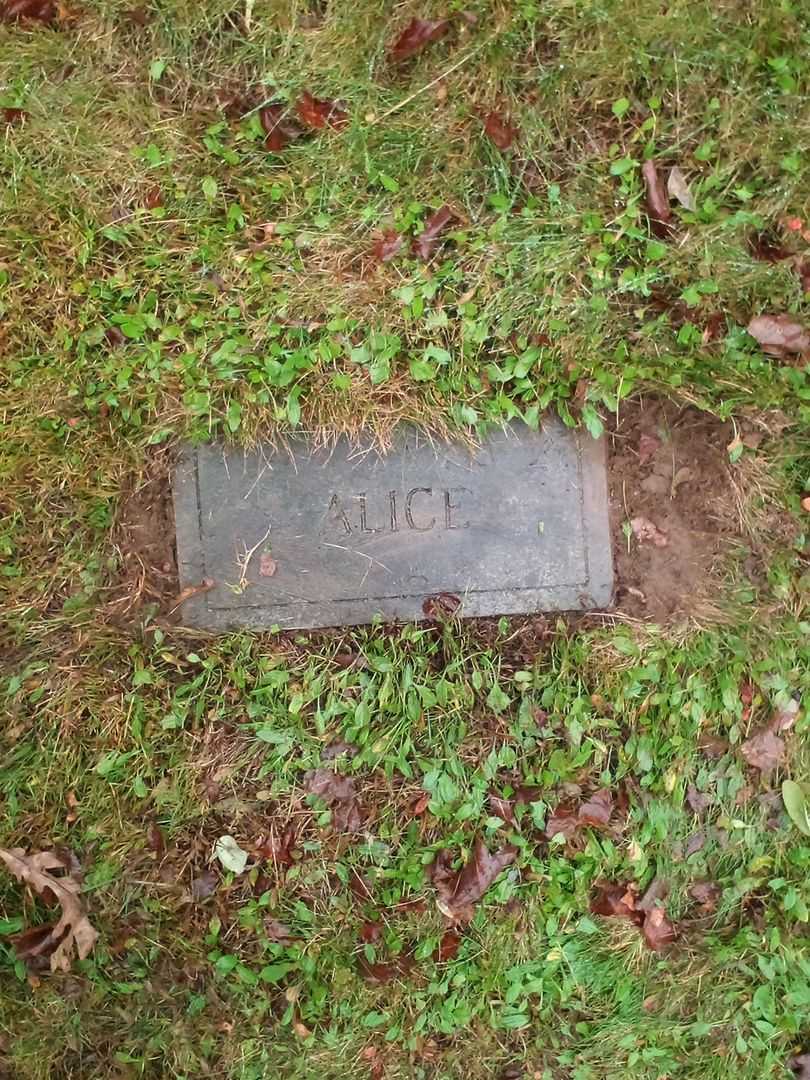 Alice M. Allen's grave. Photo 4