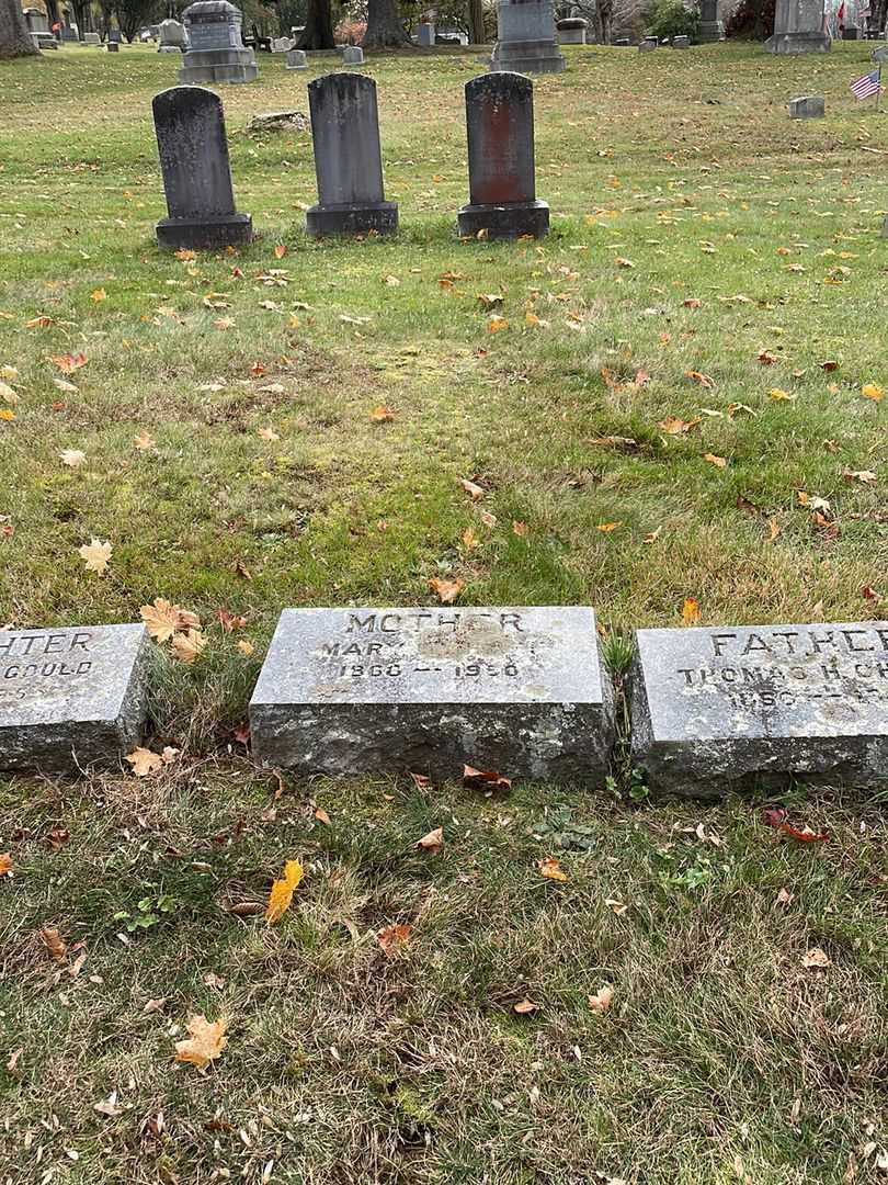 Mary E. Chaff's grave. Photo 2