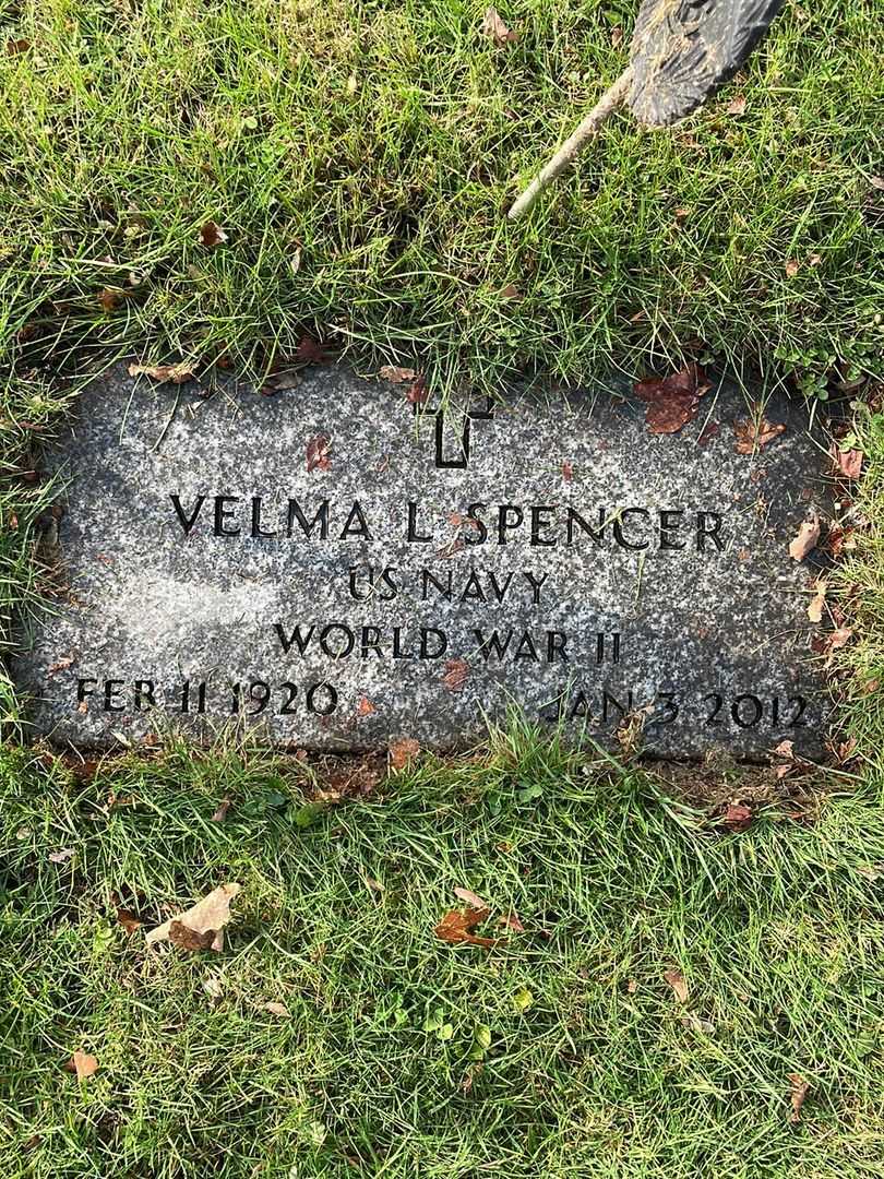 Velma L. Erickson Spencer's grave. Photo 5