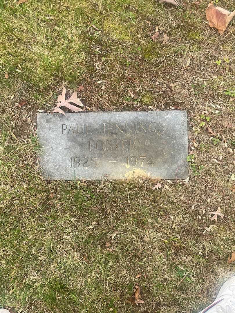 Paul Jennings Foster's grave. Photo 4