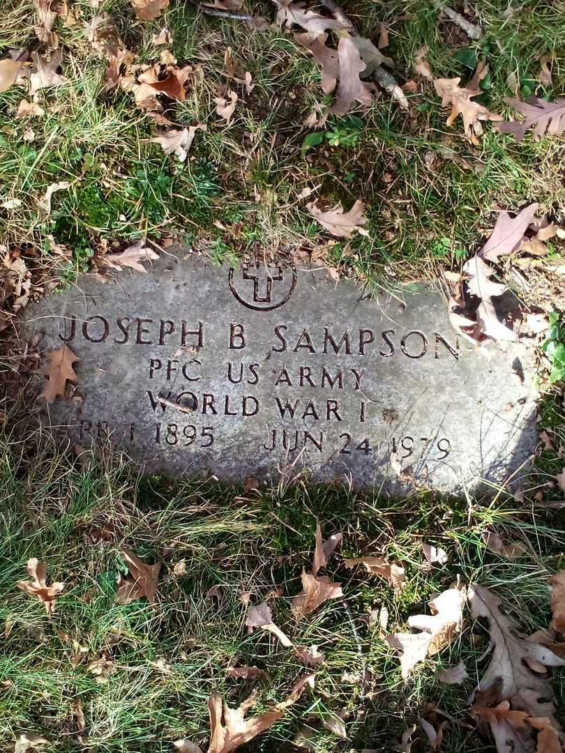 Joseph B. Sampson's grave. Photo 5