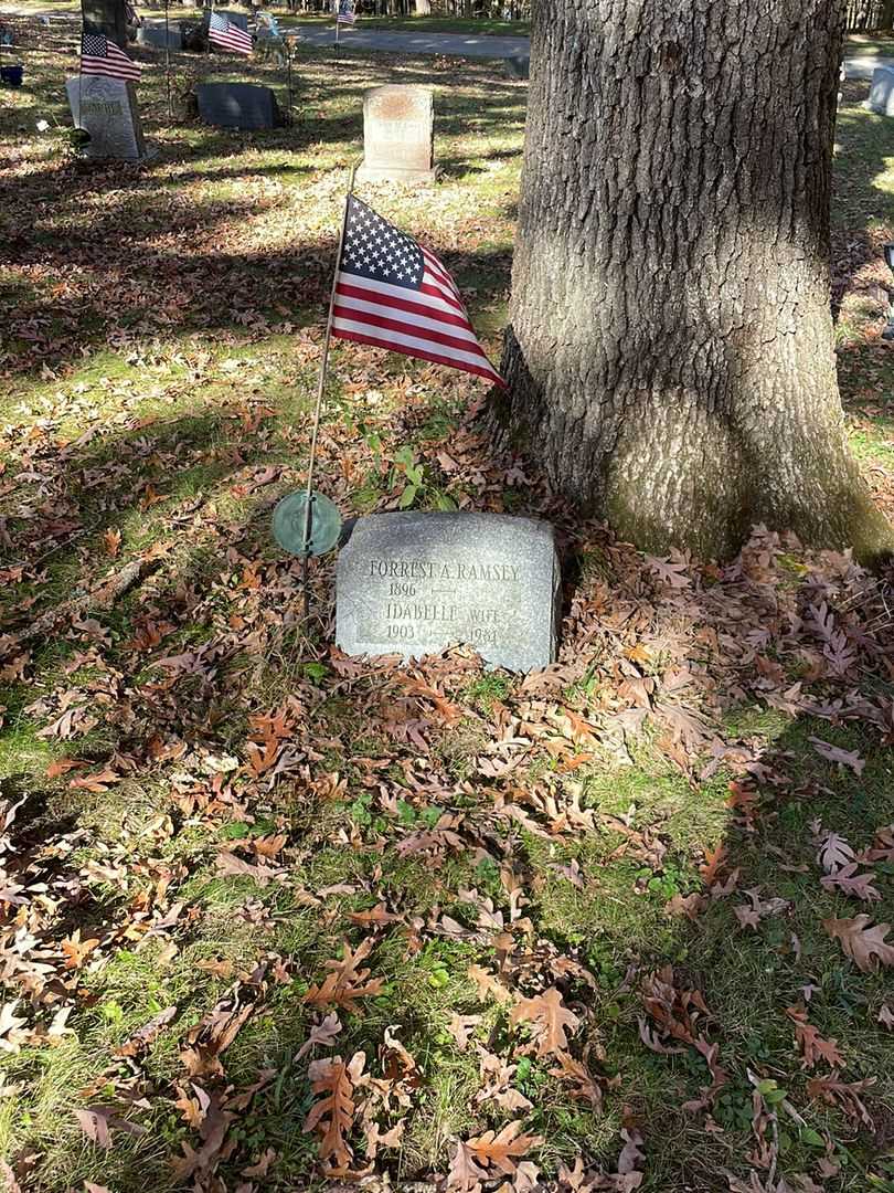 Forrest A. Ramsey's grave. Photo 1