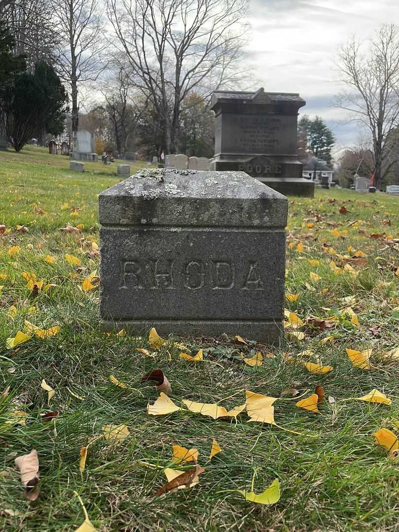 Rhoda Sargent Poore's grave. Photo 4