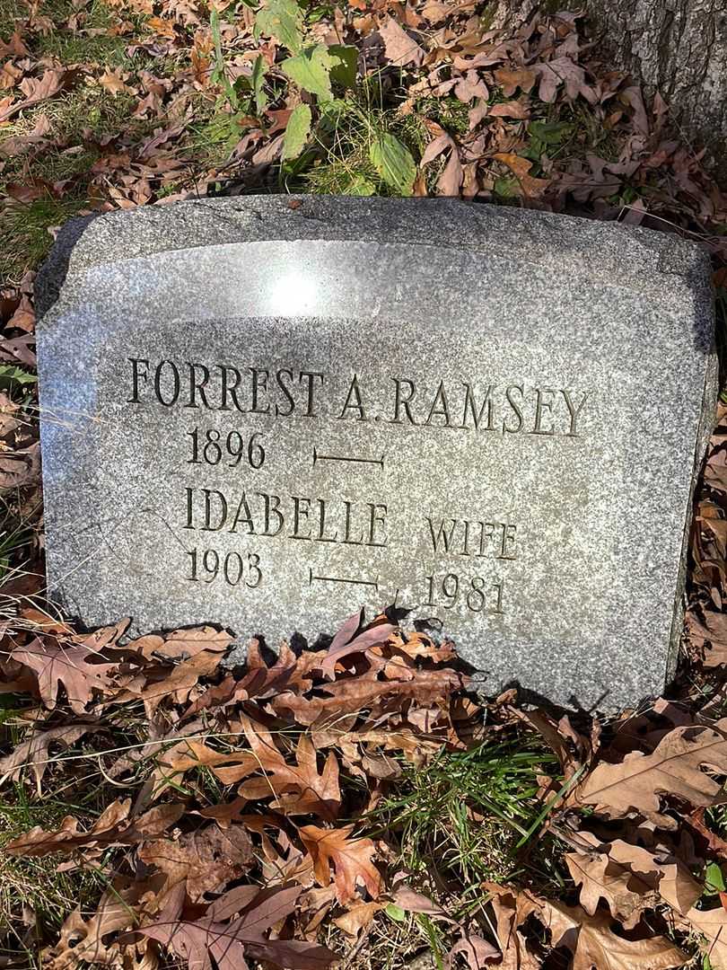 Forrest A. Ramsey's grave. Photo 2