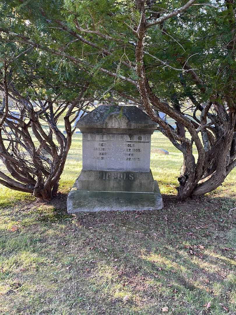 Mary O. Nichols's grave. Photo 2