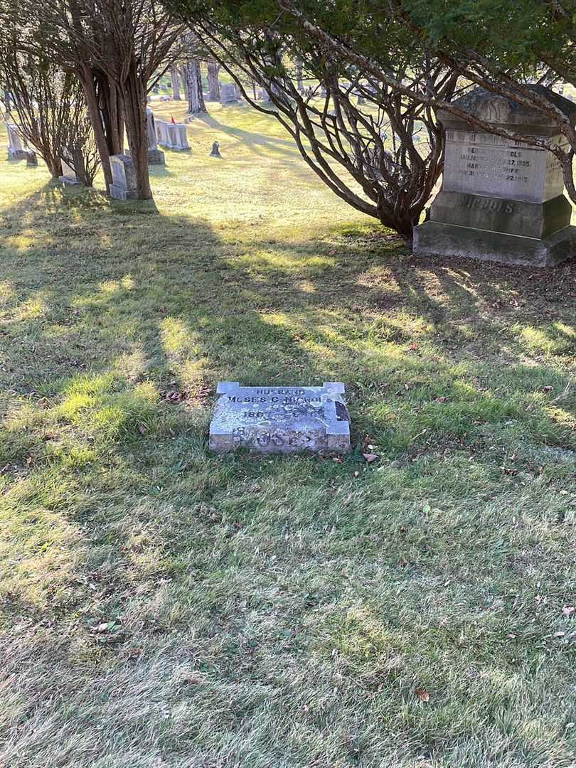 Moses G. Nichols's grave. Photo 2