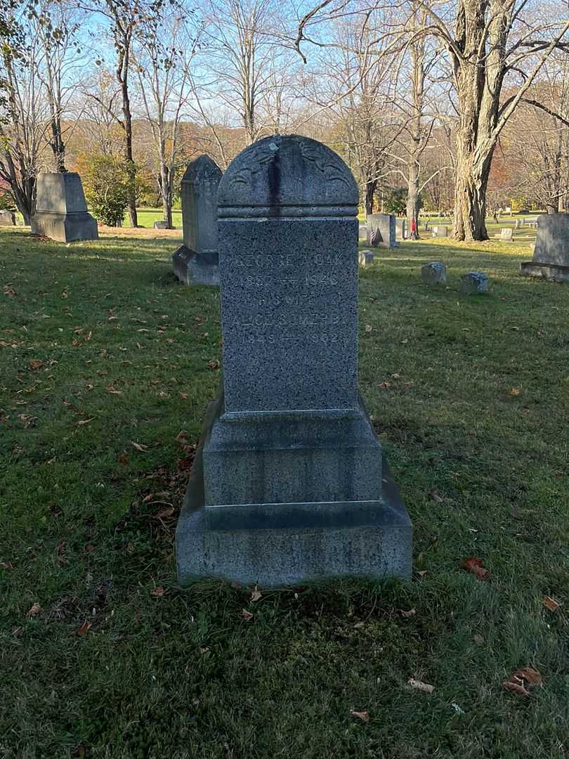 George A. Oak's grave. Photo 2