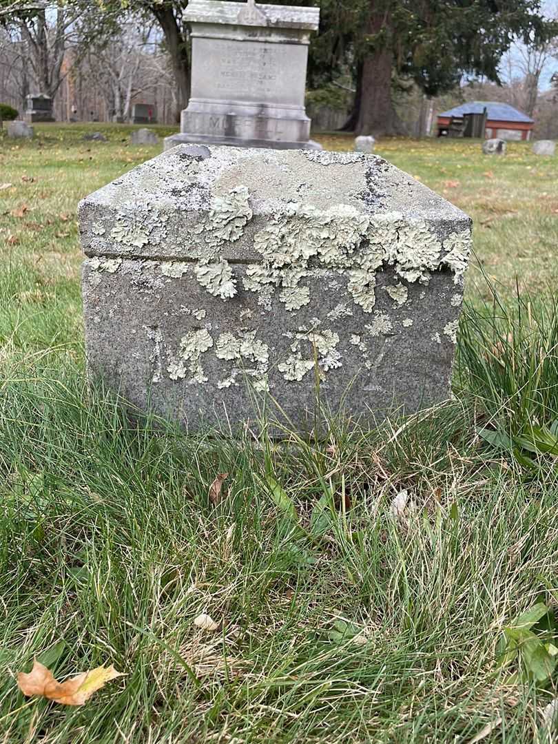 Mary F. Morrell's grave. Photo 4